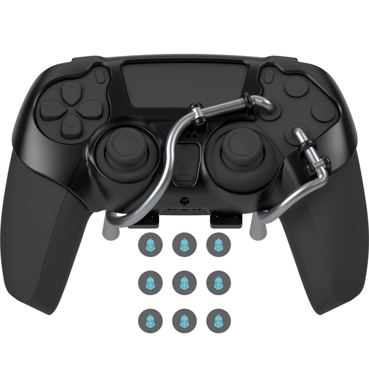 EXknight Leverback V2 PS5 Paddles, Rücktasten Adapter für PS5 Controller | Fit mit Daumengriffe (Bla