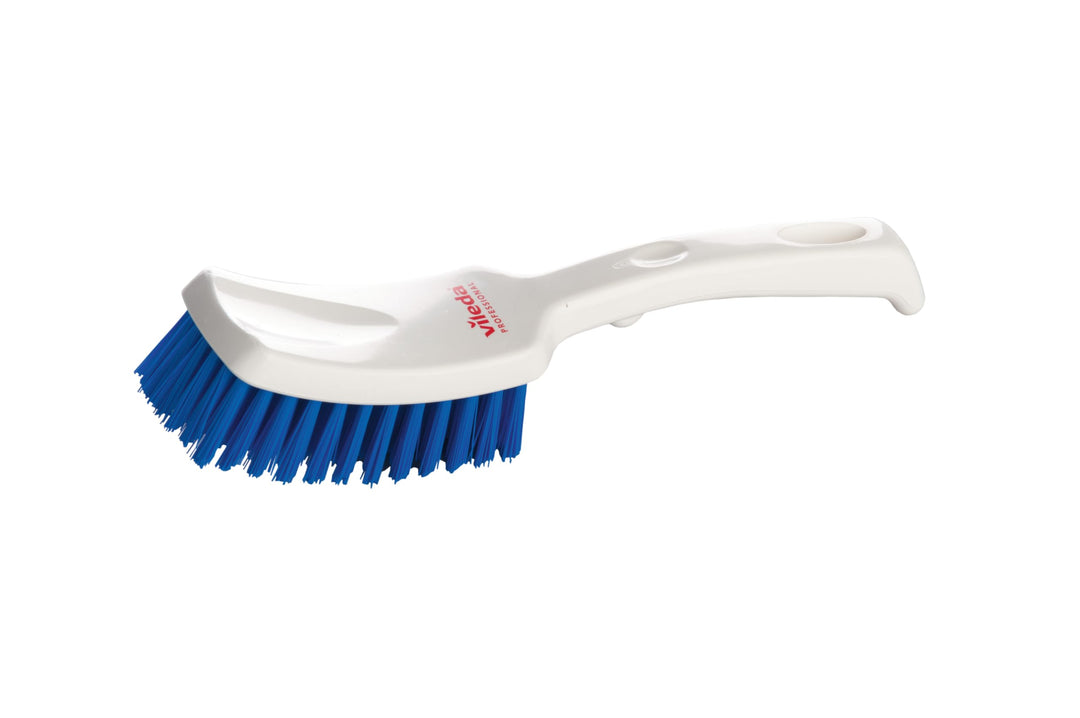 Vileda Stielbürste blau 28 cm mit kurzem Griff