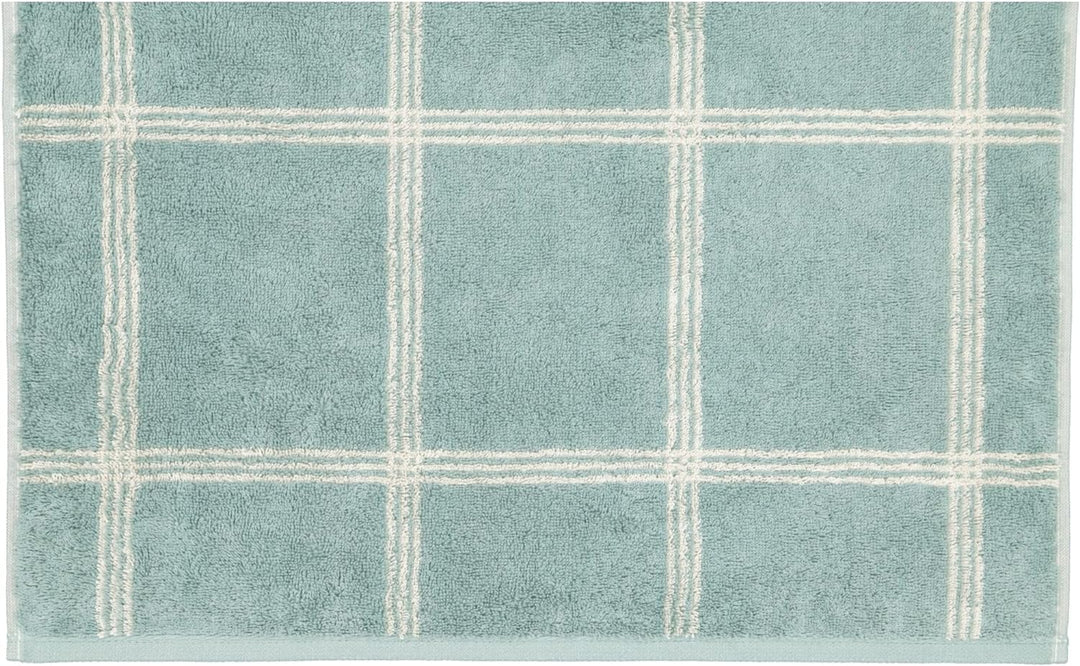 CAWÖ Home Handtücher Luxury Home Two-Tone Grafik 604 Salbei - 43 Duschtuch 80x150 cm, Duschtuch 80x1