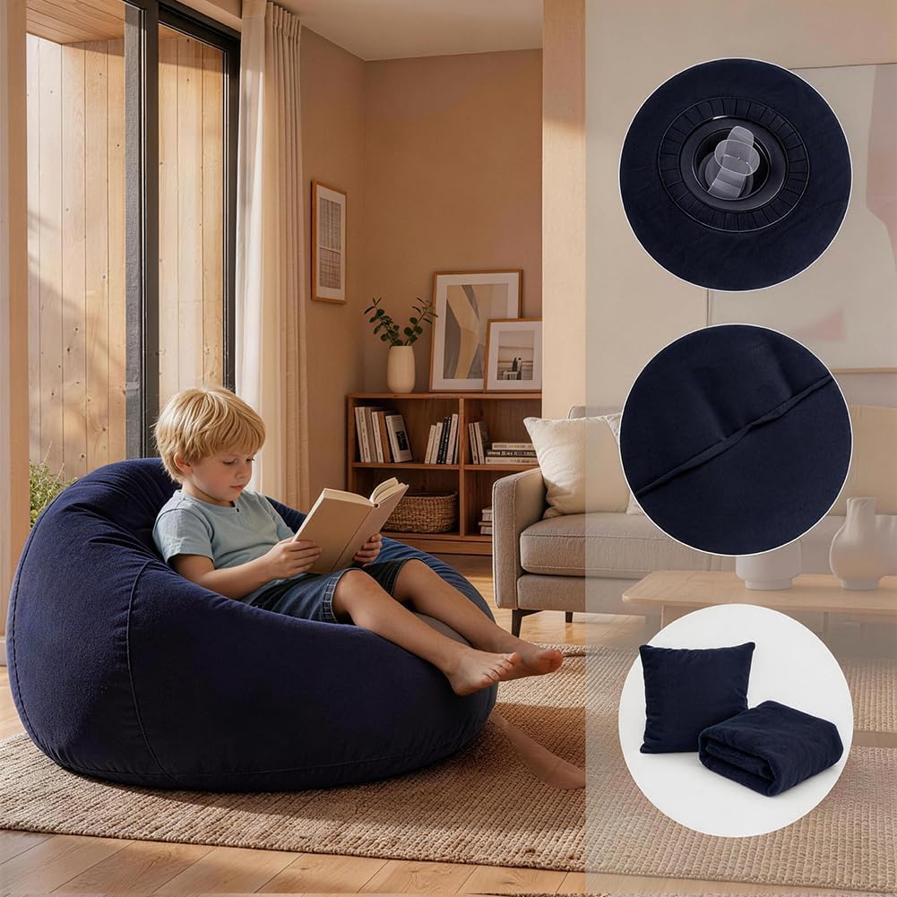Aufblasbarer Sitzsack, Aufblasbares Stuhl Sofa, Sitzsack Aufblasbar, Aufblasbarer Lounge Sessel, Tra