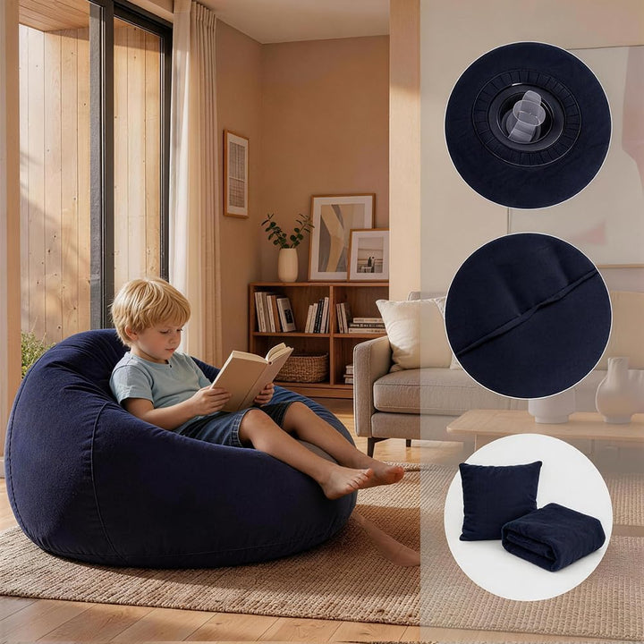 Aufblasbarer Sitzsack, Aufblasbares Stuhl Sofa, Sitzsack Aufblasbar, Aufblasbarer Lounge Sessel, Tra