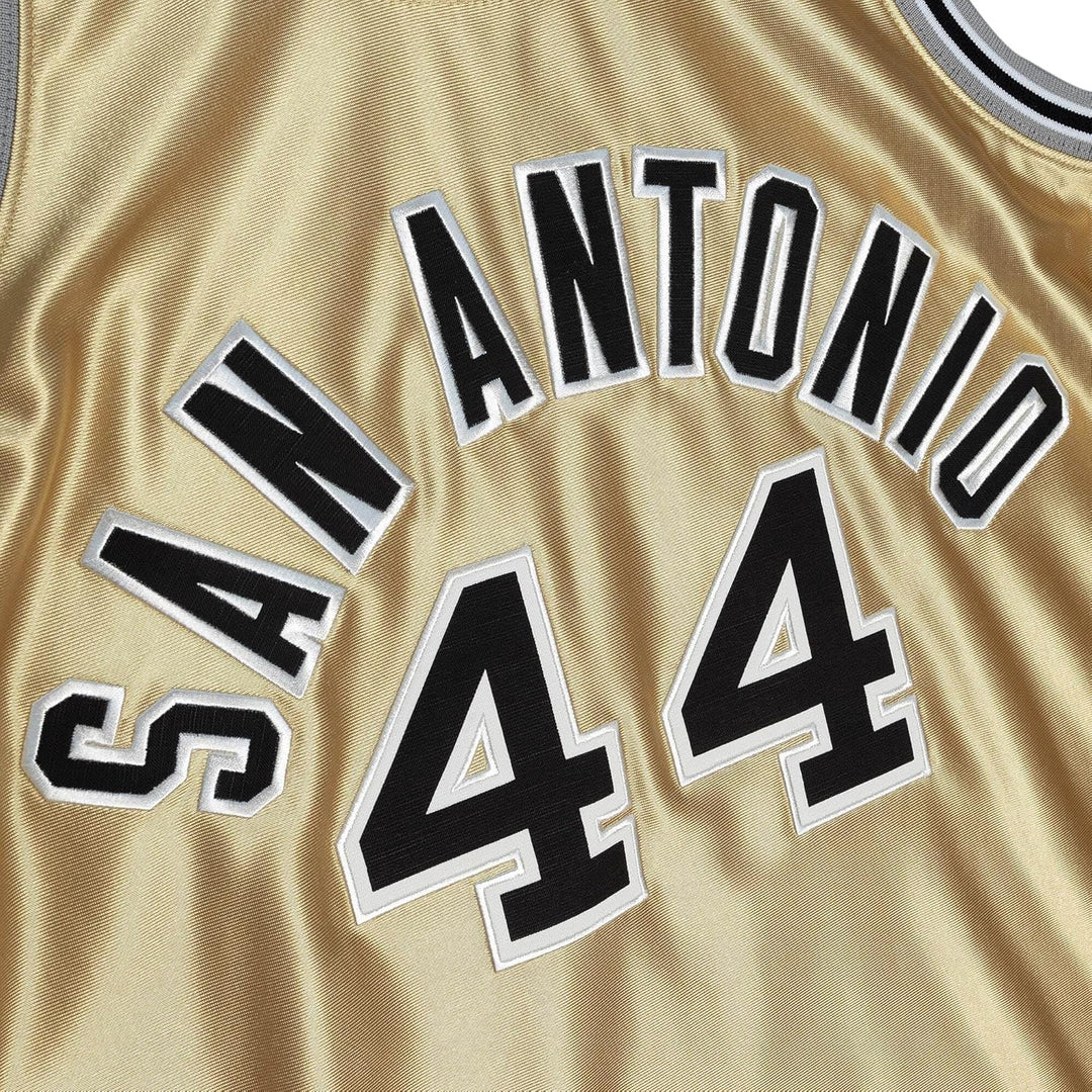 Mitchell & Ness NBA 75th Anniversary Swingman Jersey - Gold M San Antonio Spurs, M San Antonio Spurs