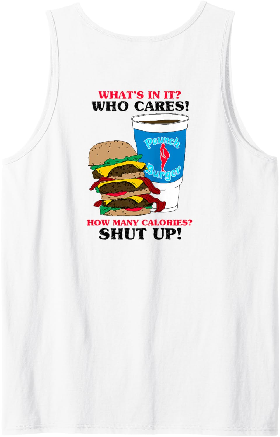 Parks & Recreation Paunch Burger Tank Top