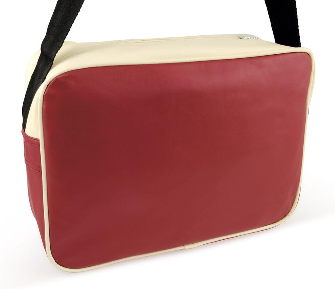BRISA VW Collection - Volkswagen Schulter-Umhänge-Reise-Tasche-Freizeit-Bag mit VW T1 Bulli Bus Moti