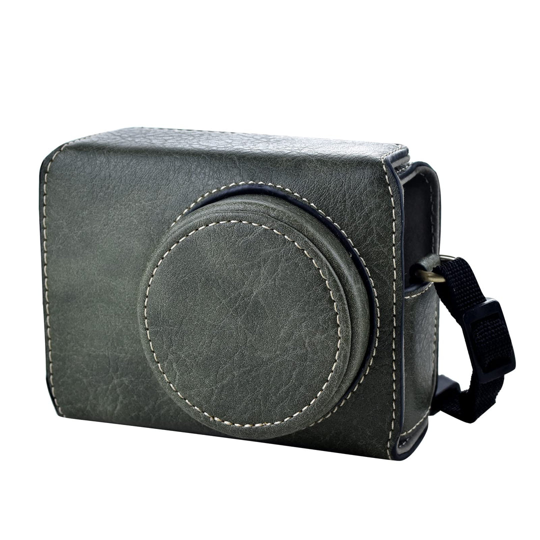 Rieibi Ricoh GR III/GR IIIx Tasche – Vintage PU Leder Kameratasche für Ricoh GR IIIx GR III GRIII GR