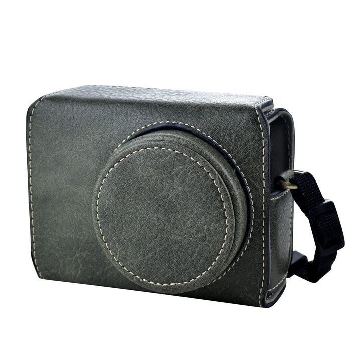 Rieibi Ricoh GR III/GR IIIx Tasche – Vintage PU Leder Kameratasche für Ricoh GR IIIx GR III GRIII GR