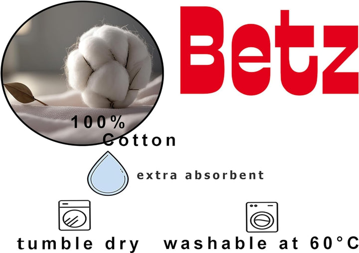 Betz 8 Stück Handtücher Set Grösse 50 x 100 cm Handtuch Premium 100% Baumwolle Farbe lila, Lila