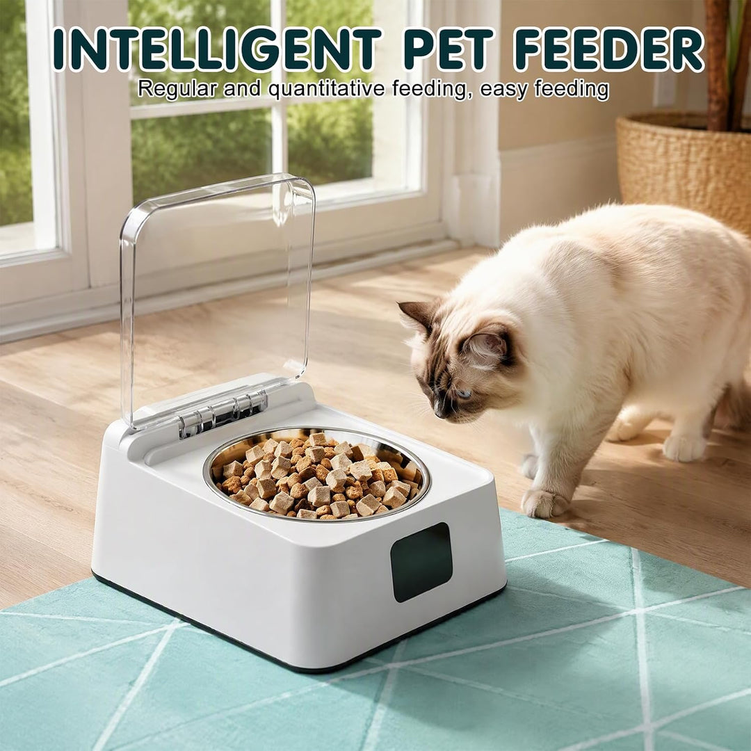 Nassfutterautomat Für Katzen 350 Ml, Nassfutterautomat Mit Sensor