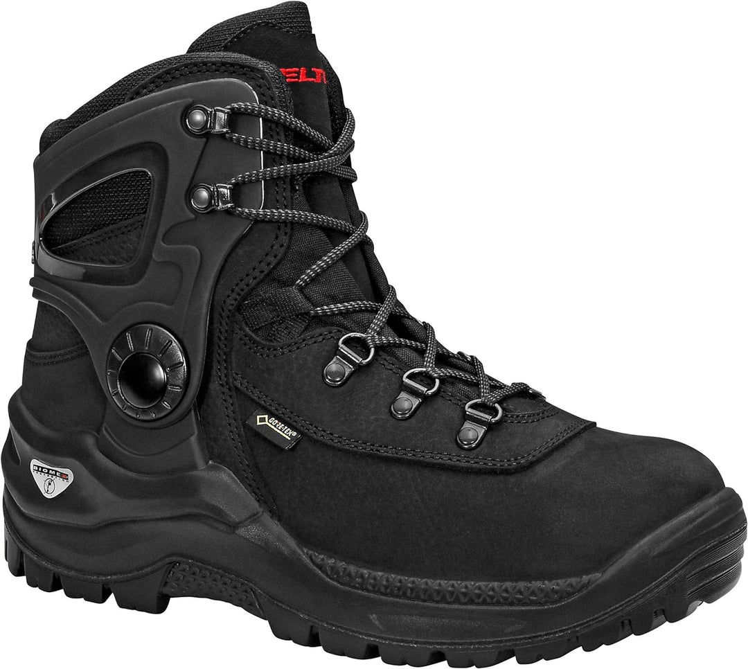 ELTEN Sicherheitsschuhe FUSION GTX S3 CI, Damen und Herren, Leder/Textil, Stahlkappe, robust, Schwar