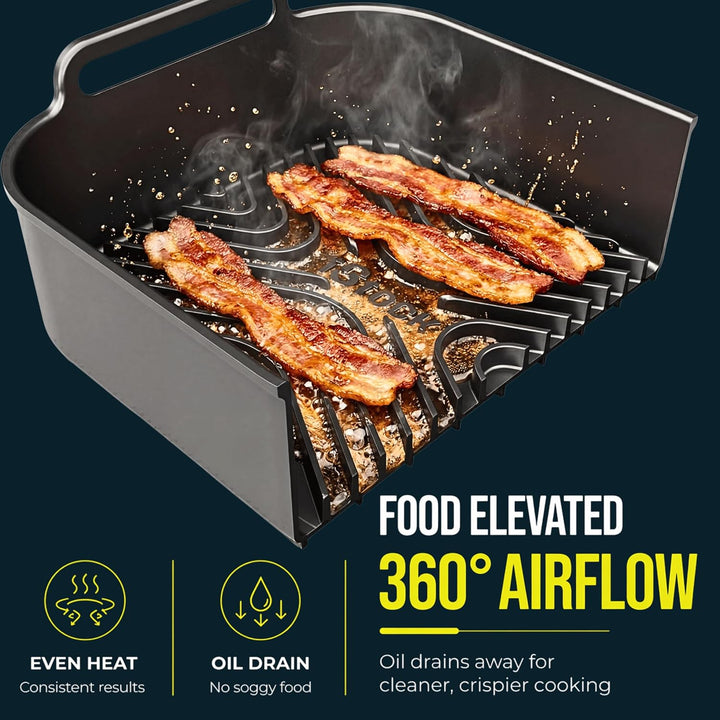 AirFlow Pro™ Tefal Easy Fry 8,3L Silikonform Heissluftfritteuse Zubehör | 2 Stück Silikoneinsatz (2
