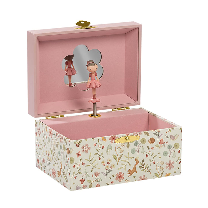 Little Dutch Schmuckkästchen Schmuckschatulle mit Musik und drehender Ballerina für Mädchen weiss mi