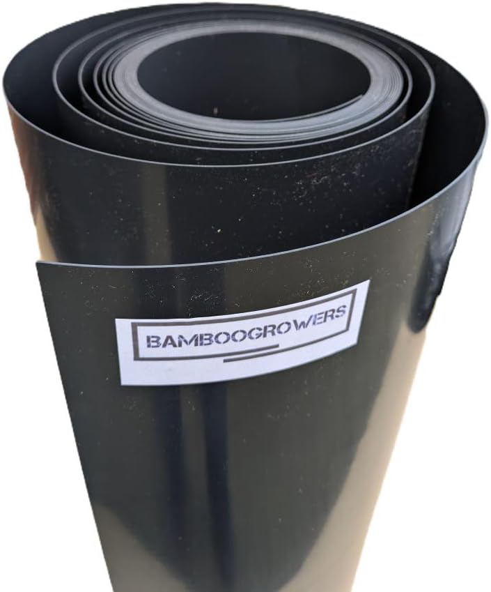 Bamboogrowers Wurzelbegrenzer Rhizomsperre Stärke 1 mm Breite 64 cm Länge 20 m 20.0 Meter 64.0