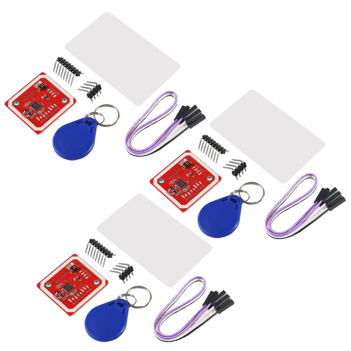 ALMOCN PN532 NFC NXP RFID-Modul V3 Kit Nahfeldkommunikationslesermodul-Kit I2C SPI HSU mit S50 weiss