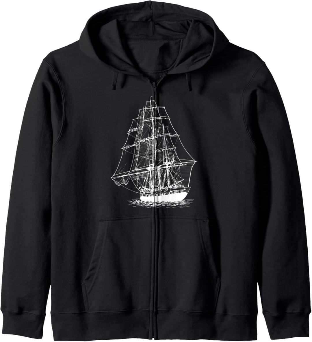 Segelschiff Kapuzenjacke