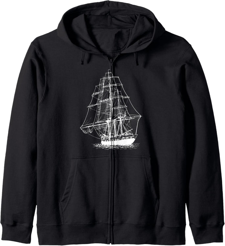 Segelschiff Kapuzenjacke