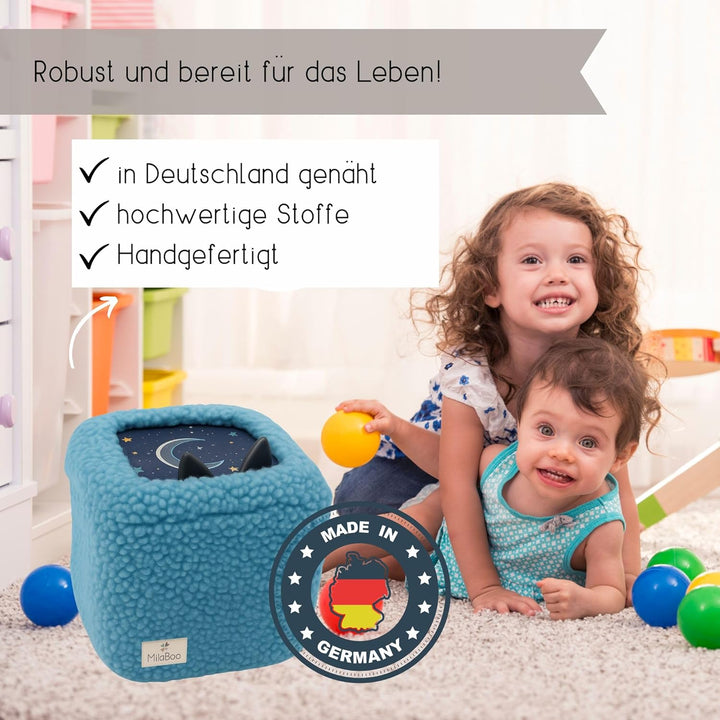 Milaboo® hochwertiger Teddybezug für Toniebox 1 und 2 – Handgefertigt in Deutschland, mit weichem Te