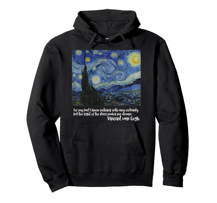 Starry Night by Vincent van Gogh | Famous Painting Pullover Hoodie