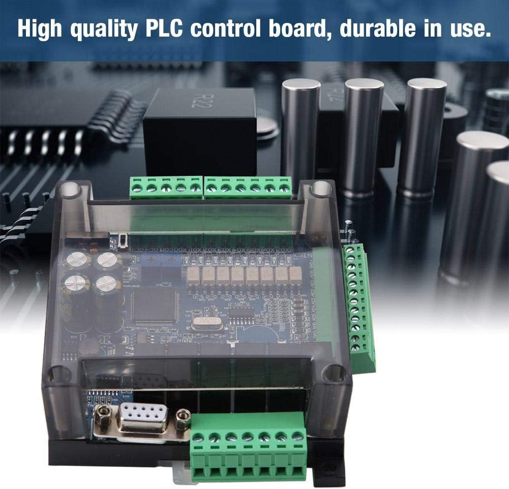 Keenso SPS-Industriesteuerplatine ， DC24V 5A SPS-Industriesteuerplatine FX3U-14MR 8 Eingang 6 Ausgan