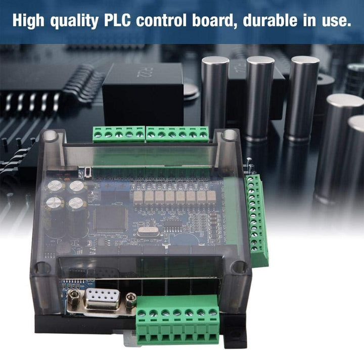 Keenso SPS-Industriesteuerplatine ， DC24V 5A SPS-Industriesteuerplatine FX3U-14MR 8 Eingang 6 Ausgan