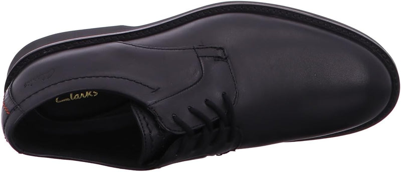 Clarks Herren Atticus Ltlace Oxford 45 EU Schwarz, 45 EU Schwarz