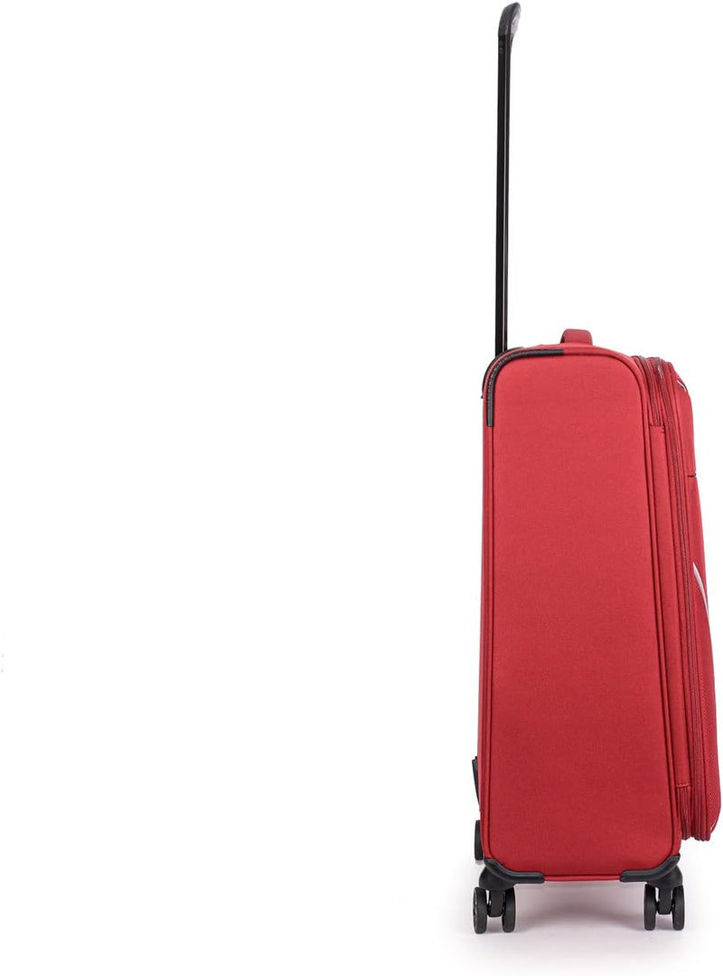 Stratic Strong Koffer Weichschale Reisekoffer Trolley Rollkoffer Handgepäck, TSA Kofferschloss, 4 Ro