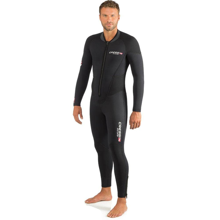 Cressi Endurance Man Monopiece Wetsuit 5mm - Herren Overall Tauchanzug Aus 5mm Neopren Für Taucher U