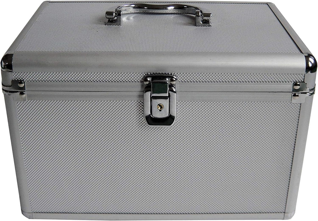 MediaRange CD Koffer 200 CDs/DVDs/Blu-Rays Aluminium Silber 1 St. (B x H x T) 301 x 180 x 190mm BOX7