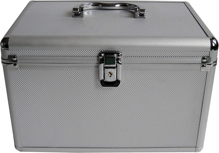 MediaRange CD Koffer 200 CDs/DVDs/Blu-Rays Aluminium Silber 1 St. (B x H x T) 301 x 180 x 190mm BOX7