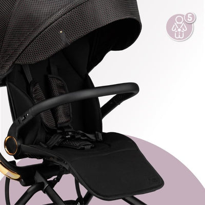 MoMi Kinderwagen ADELLE ab 6. Monat (bis 22 kg), klappbarer Buggy mit 360°-Sitz und 5-Punkt-Sicherhe