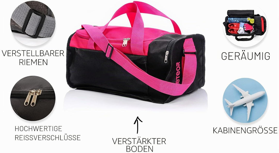 meteor 20 40 L Sporttasche - Kinder Badetasche Herren schwimmtasche Schultertaschen Reisetasche Urla