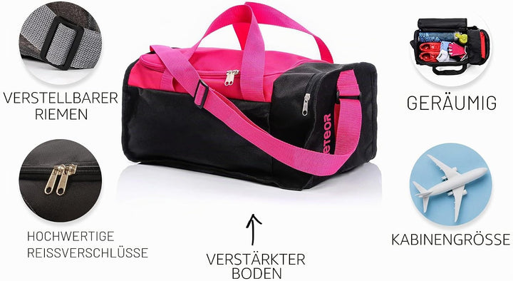 meteor 20 40 L Sporttasche - Kinder Badetasche Herren schwimmtasche Schultertaschen Reisetasche Urla