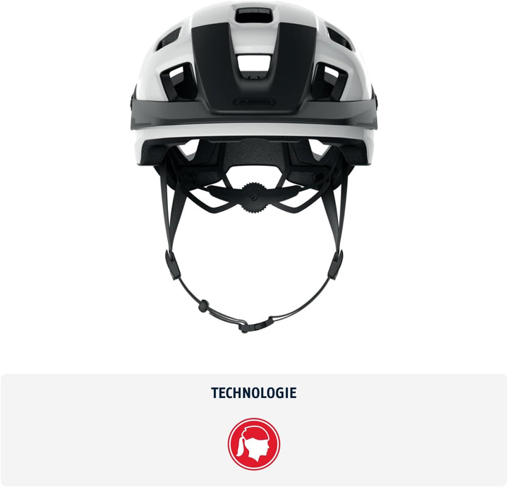 ABUS MTB-Helm MoTrip - robuster Fahrradhelm mit höhenverstellbarem Schirm für Mountainbiker - indivi