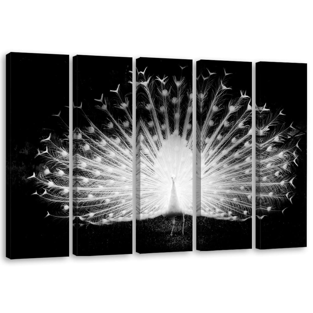 Feeby Frames, Leinwandbild, Bilder, Wand Bild - 5 Teile - Wandbilder, Kunstdruck XXL, Typ C, 250x120