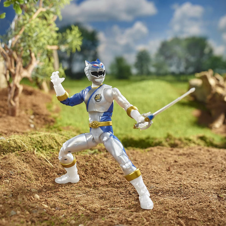Power Rangers Lightning Collection Wild Force Lunar Wolf Ranger 6-Inch Premium Collectible Action Fi
