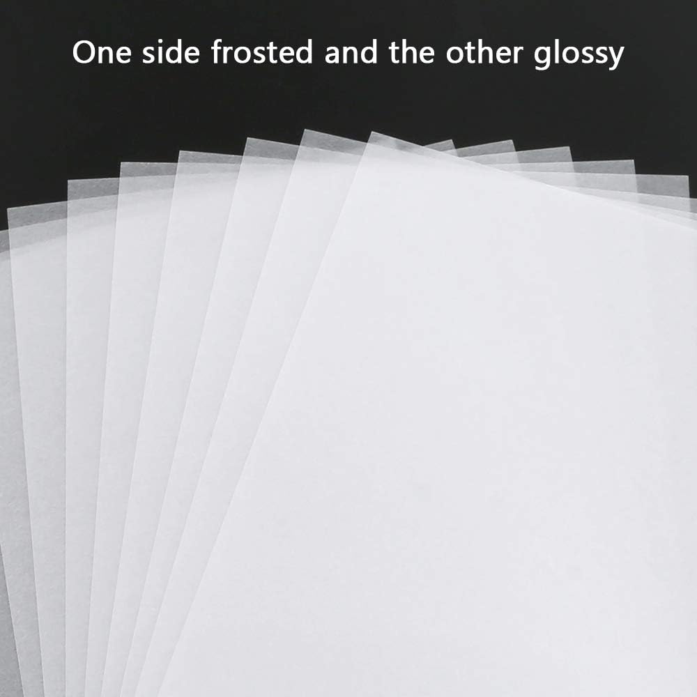 Auihiay 50 Stück Blank Shrink Plastikblätter Schrumpfen Papierblätter für Kinder Kreatives Basteln,