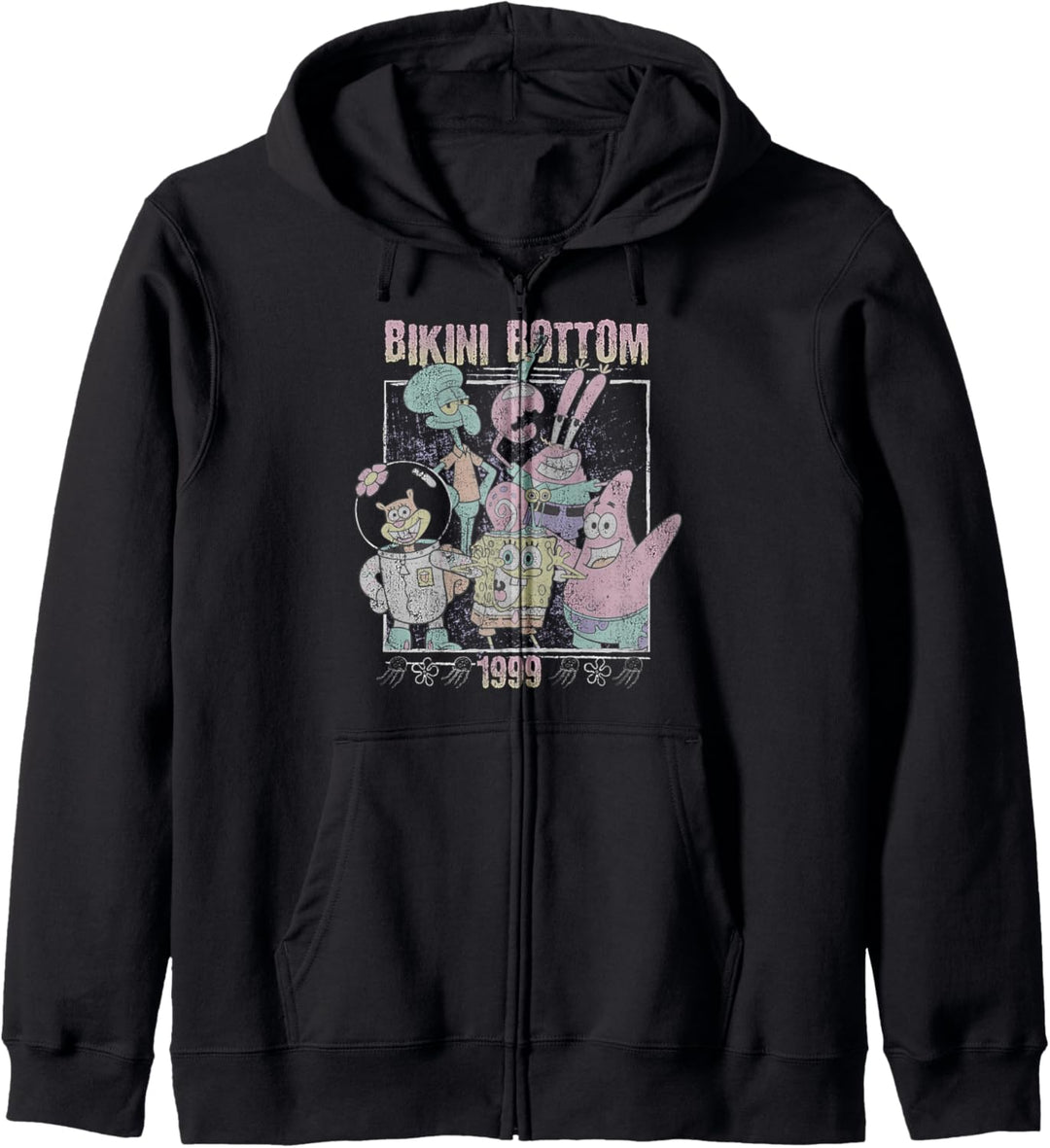 SpongeBob SquarePants Bikini Bottom Group Photo Kapuzenjacke