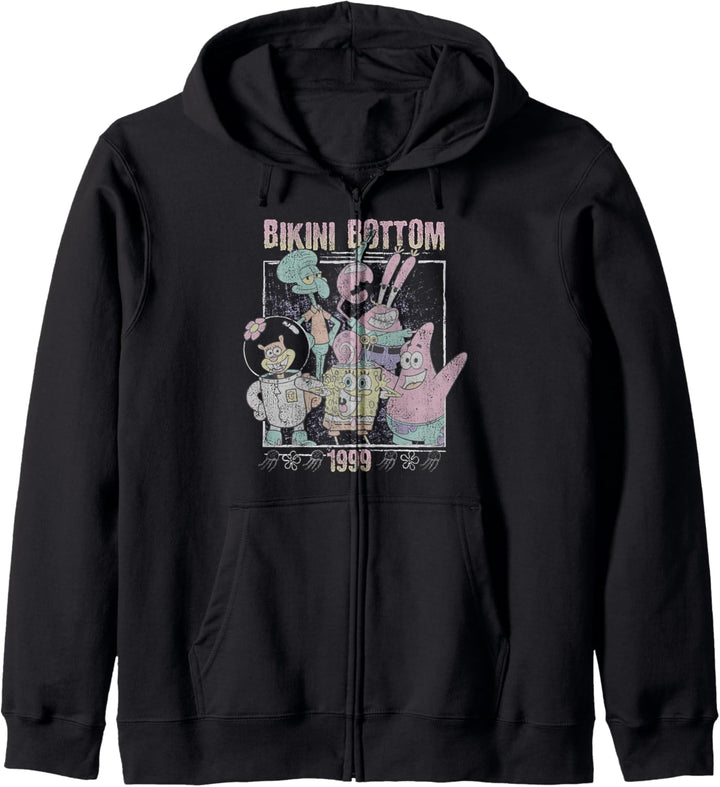 SpongeBob SquarePants Bikini Bottom Group Photo Kapuzenjacke