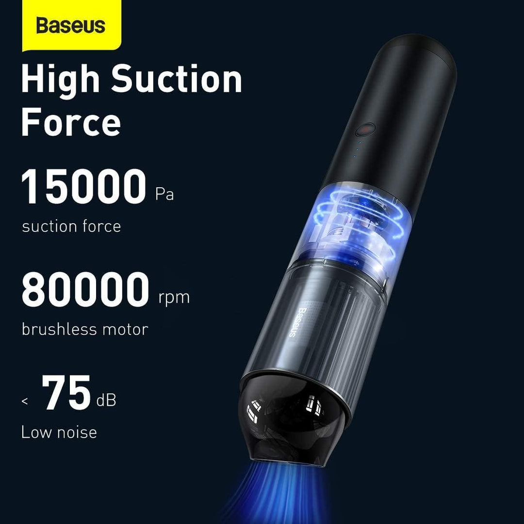 Baseus Car Tool Vacuum Cleaner A3 Suction 15000Pa, 135W, Tarnish (CRX