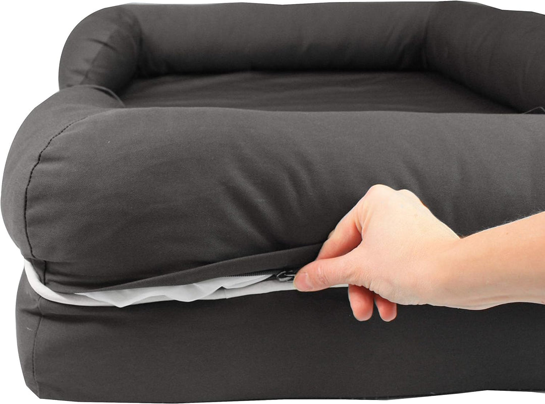 Croci Revenant Limitless - Hundebett Memory Foam Bett Ergonomisches Sofa mit waschbarem Bezug Wasser