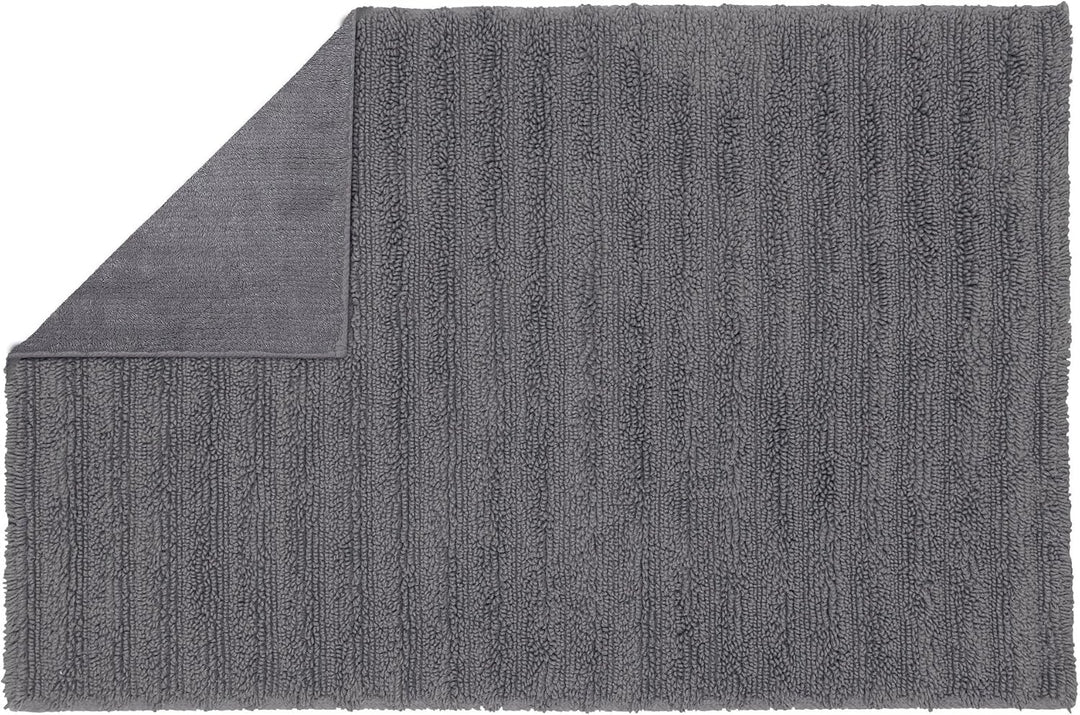 Kleine Wolke Badteppich Yara, Farbe: Schiefer, Material: 100% Baumwolle, Grösse: 50x 60 cm 50x 60 cm