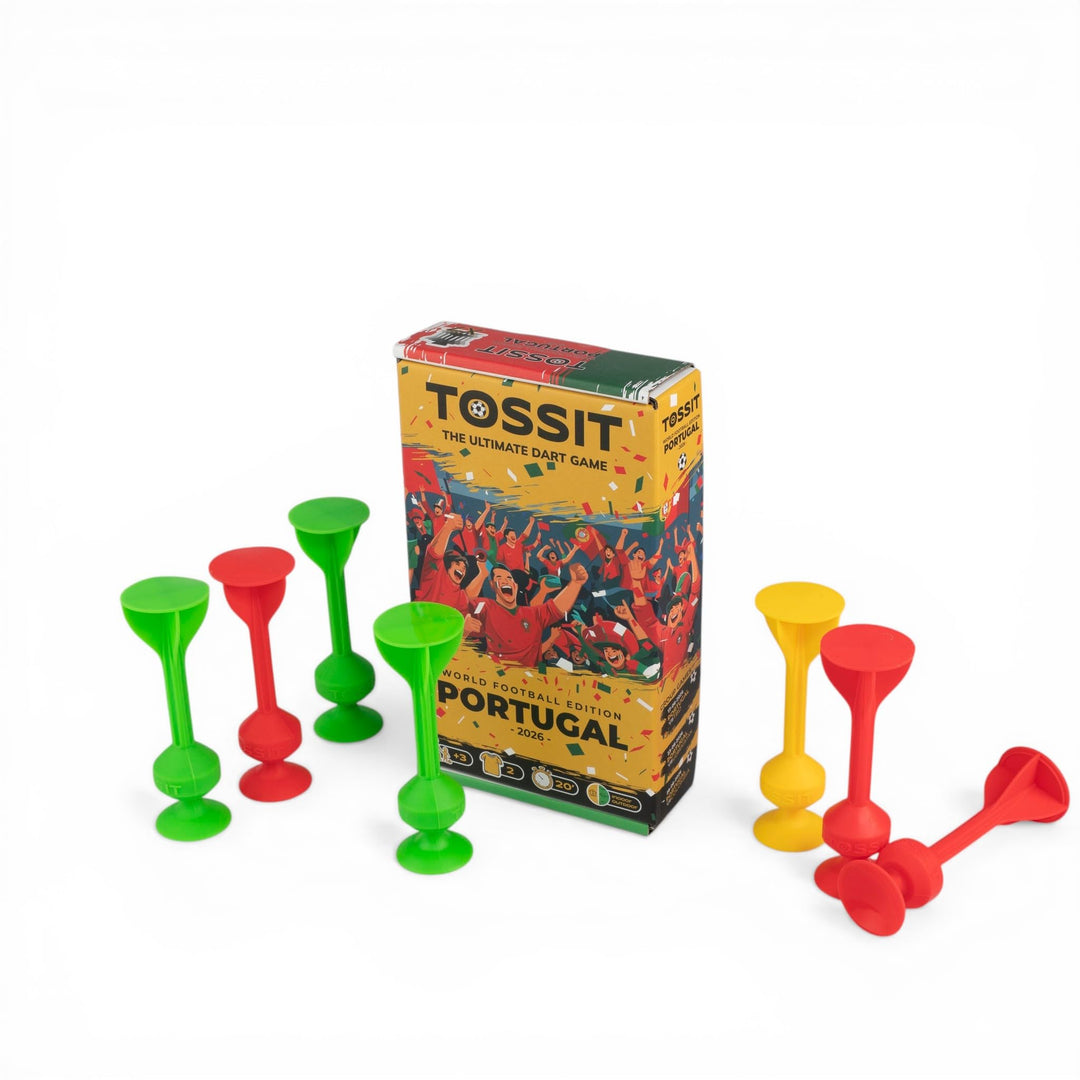 TOSSIT Spiel Saugnapf Darts, Indoor Outdoor Drinnen Draussen, Boccia, Petanque, Wurfspiel, Nachhalti