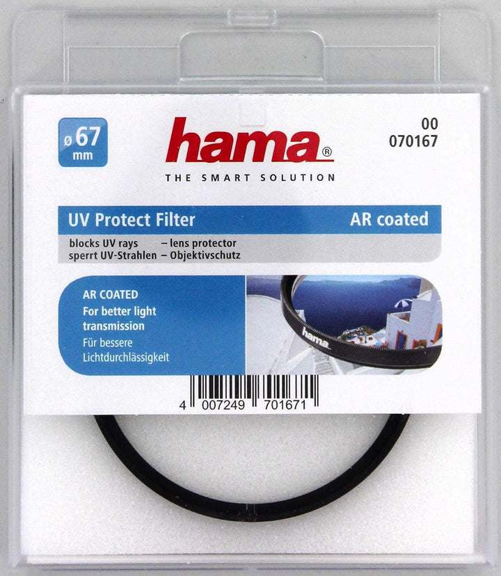 Hama UV- und Schutz-Filter, 8-fach Vergütung, Für 72 mm Foto-Kameraobjektive, HTMC, 390 72,0mm, 72,0