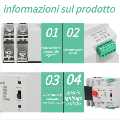 Dual Power Transfer Switch, Elektronisches Bauteil Konverter Generatorzubehör Übertragungsschalter S