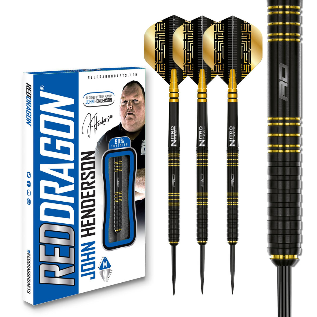 RED DRAGON Steel J.Henderson SE 24g NT Schwarz 24gr, 24gr