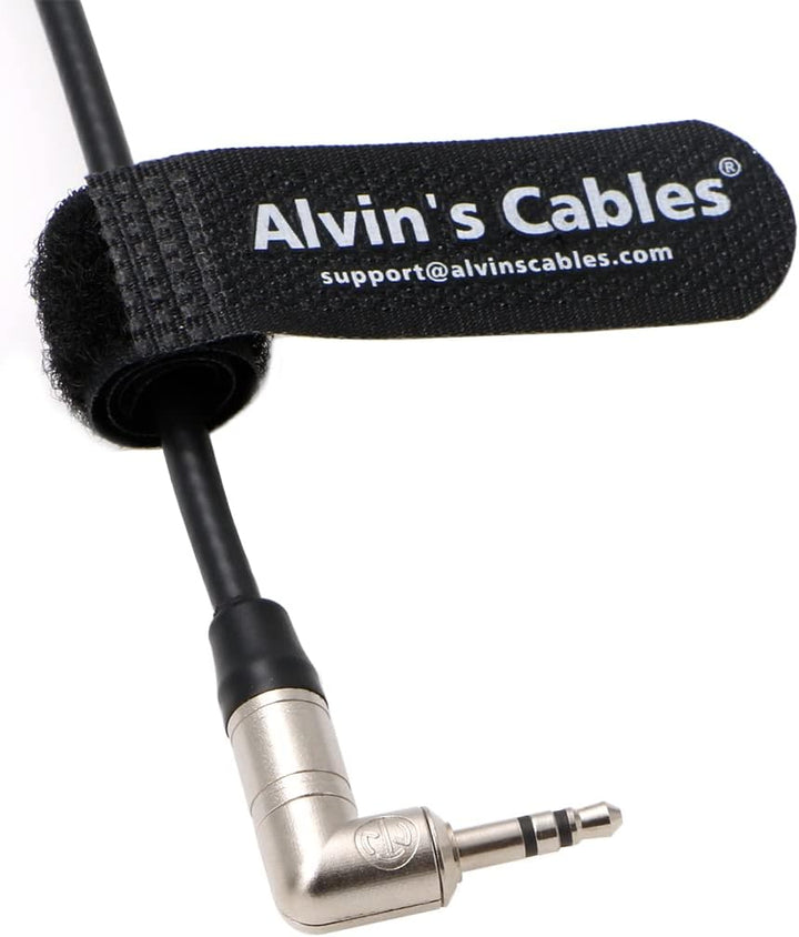 Timecode-Kabel für Canon R5C DIN 1.0/2.3 auf 3,5 mm TRS 90 Grad Time Code-Kabel Kompatibel mit Tenta