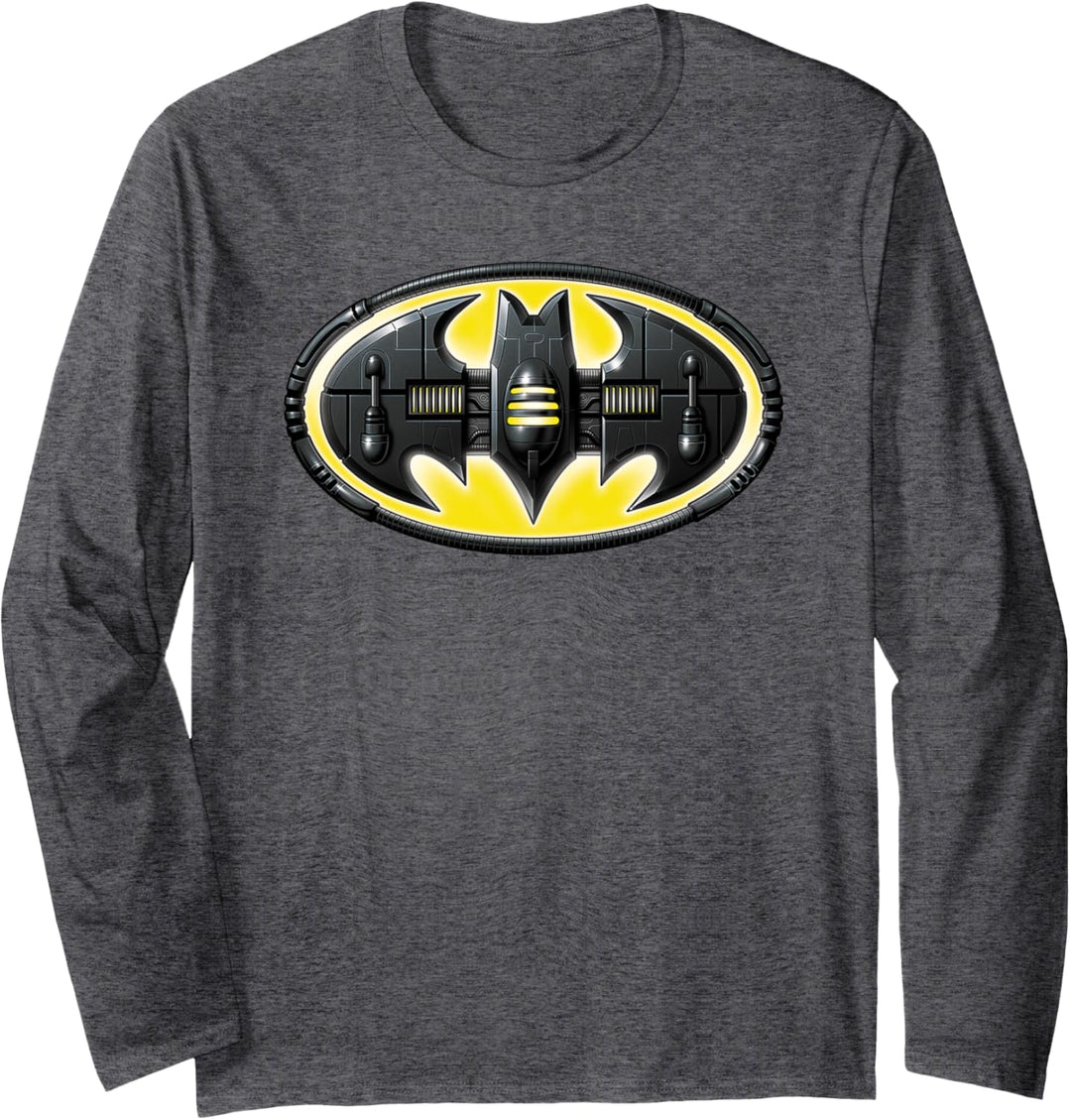 Batman Bat Mech Logo Langarmshirt