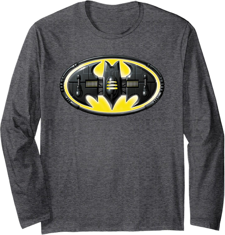 Batman Bat Mech Logo Langarmshirt