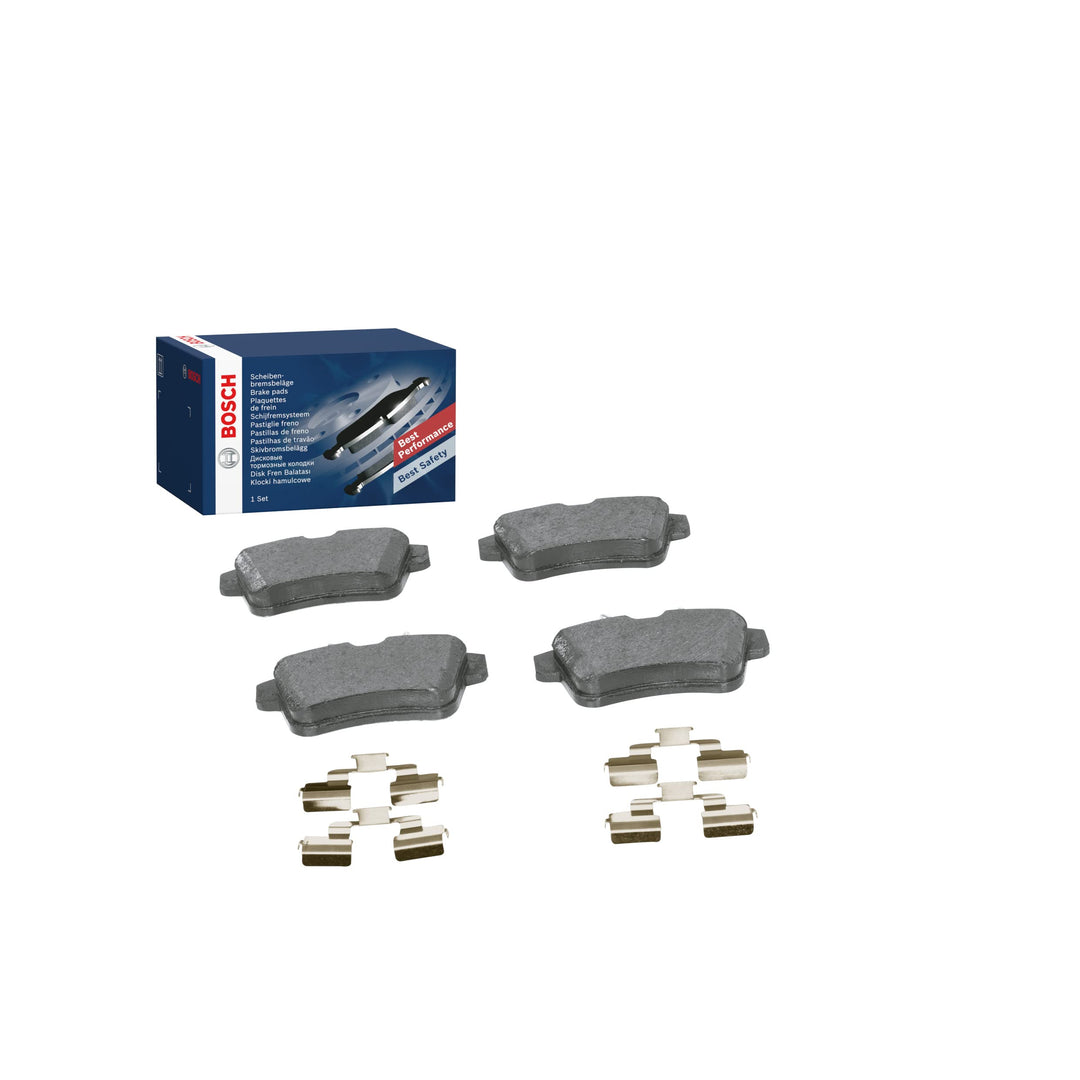 Bosch BP1359 Bremsbeläge - Hinterachse - ECE-R90 Zertifizierung - vier Bremsbeläge pro Set
