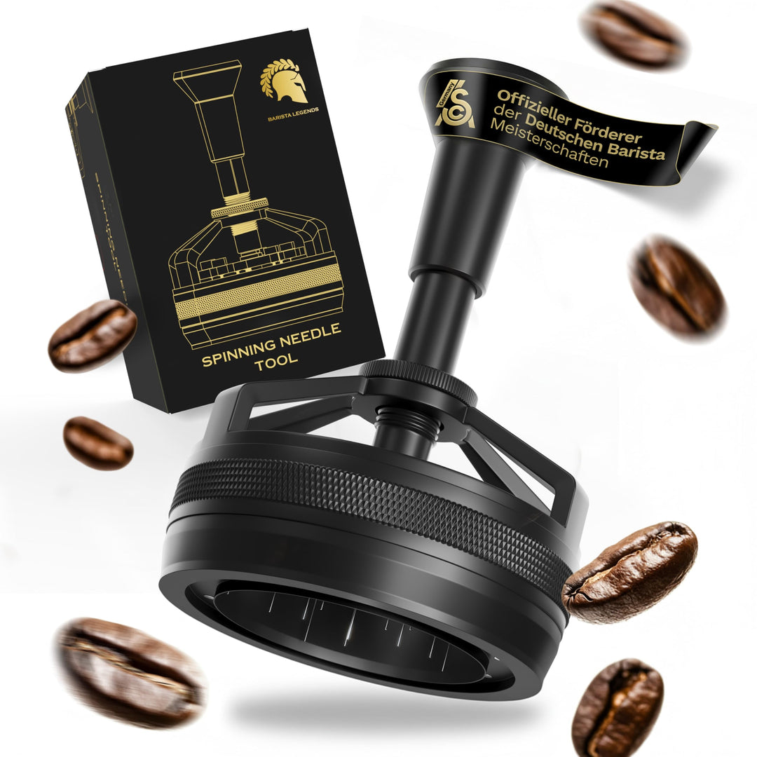 Barista Legends Automatisches WDT Tool – Magnetischer Espresso Rührer mit rotierenden Nadeln – Gleic