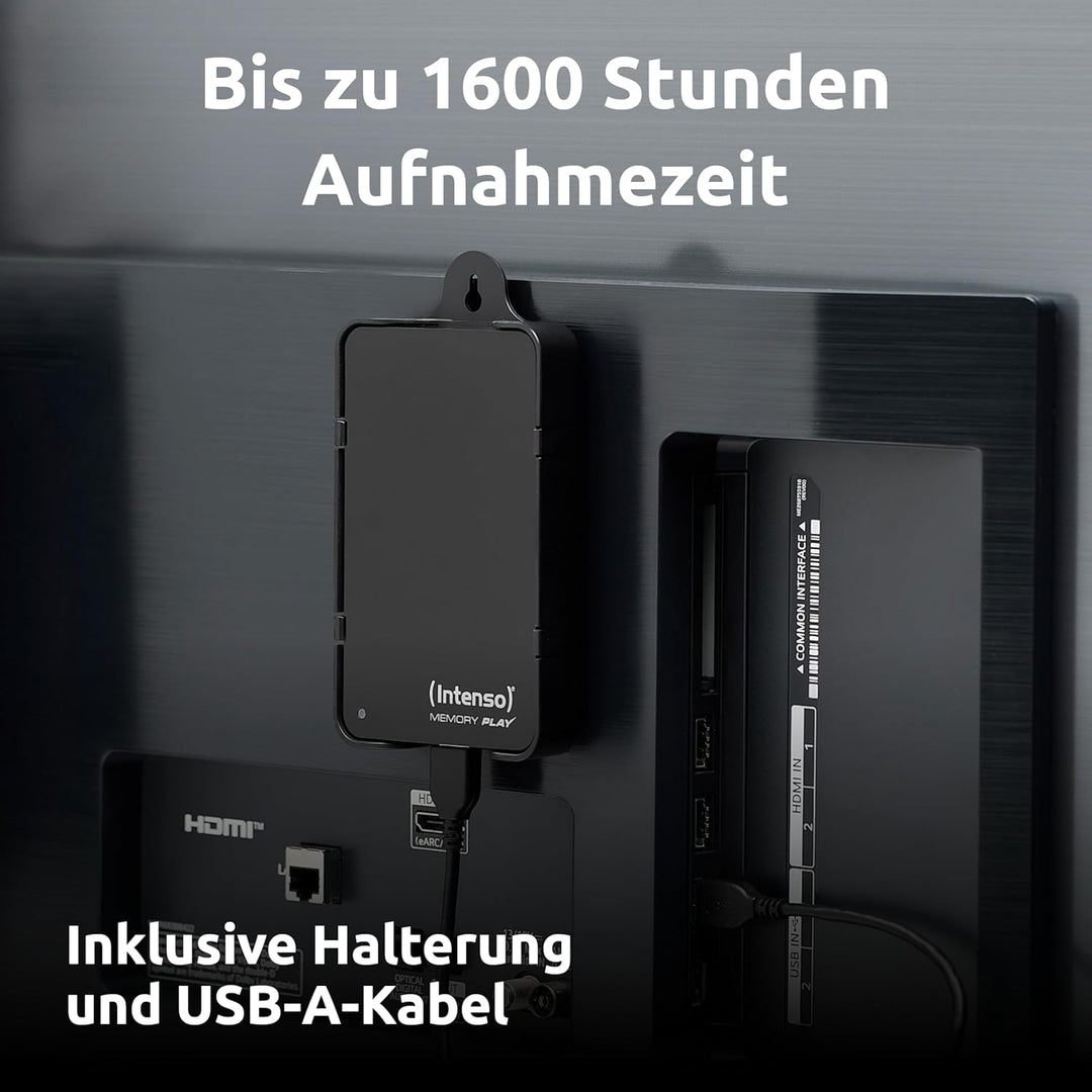 Intenso 6021480 Memory Play Portable Hard Drive 2TB, tragbare externe TV-Festplatte - 2,5 Zoll, 5400